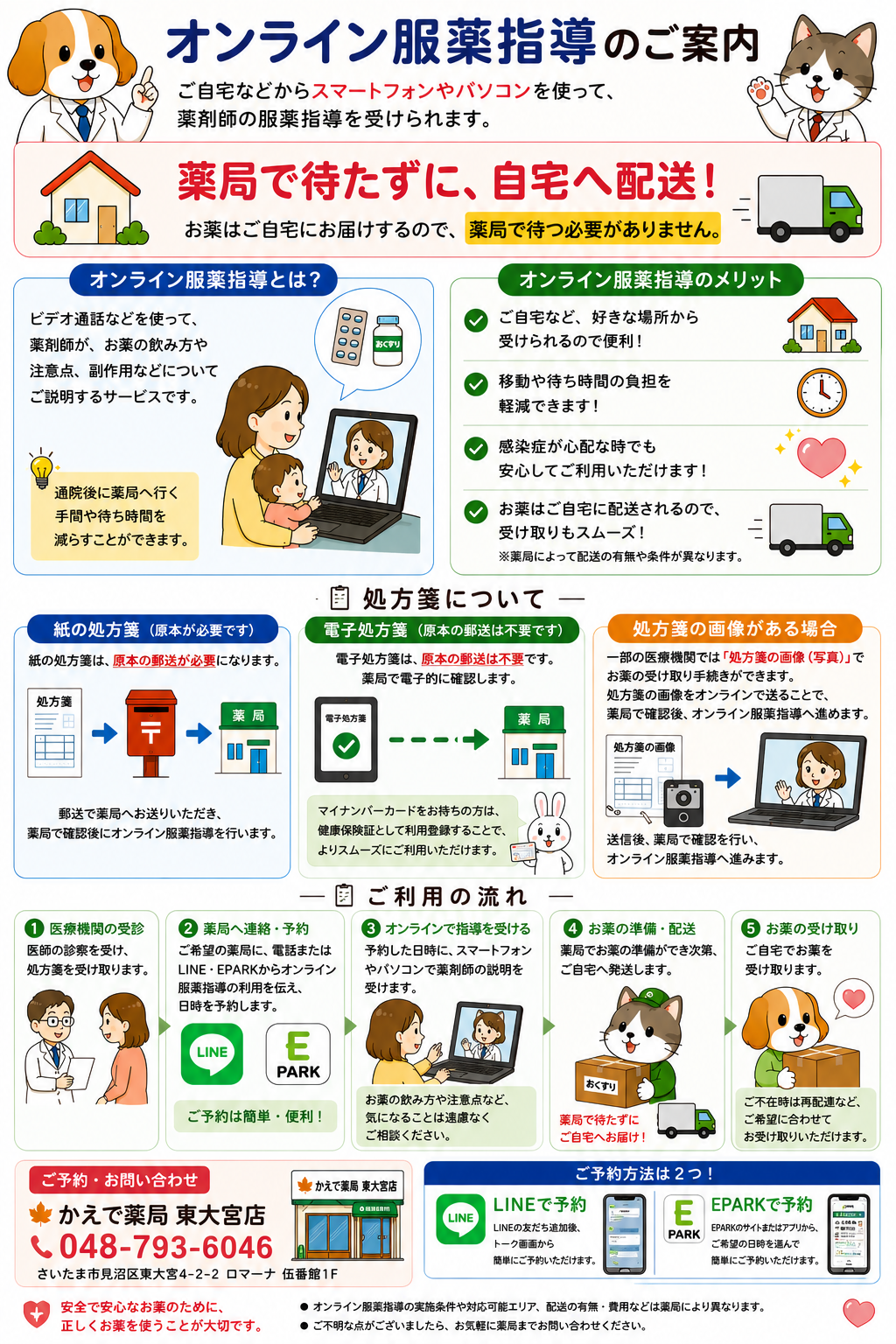 LINEで処方せんを送ってお薬の受け取り予約